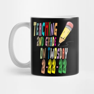 Twosday 2022, Teaching 2nd Grade On Twosday 2-22-22 Mug